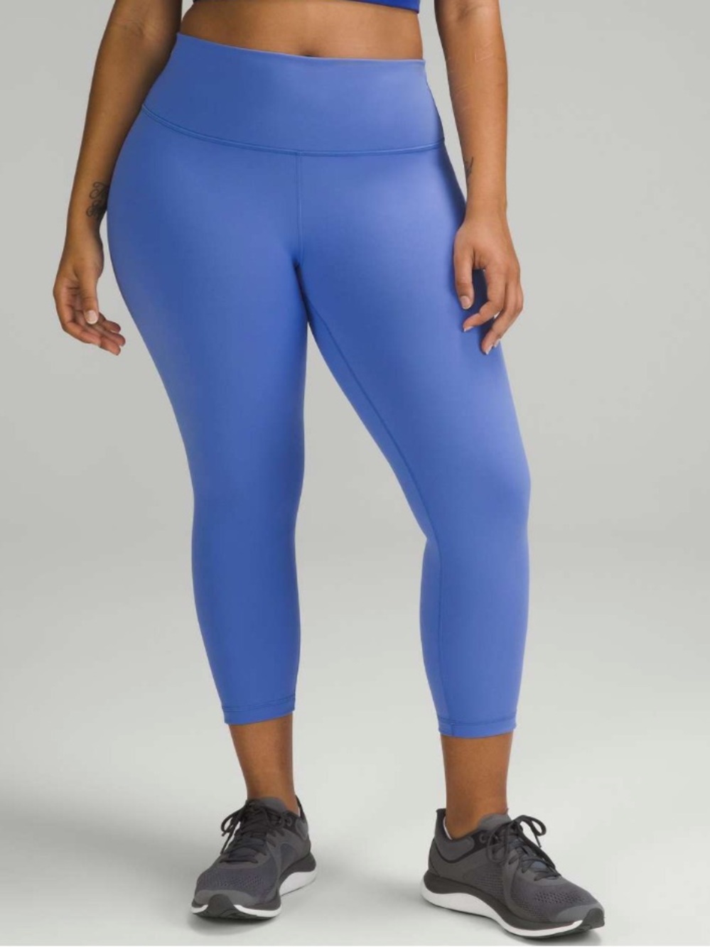 lululemon athletica High-Rise Crop Leggings in Wild Indigo Blue - Picture 2 of 5